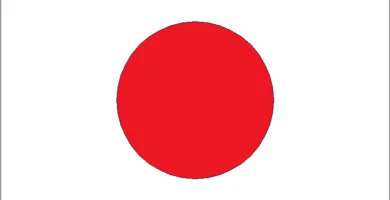 Bandera de japon