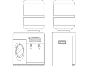 Dispensador de agua de mesa